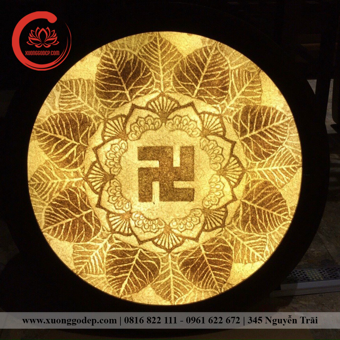Tranh Trúc Chỉ Mandala Chữ Vạn TTC-07